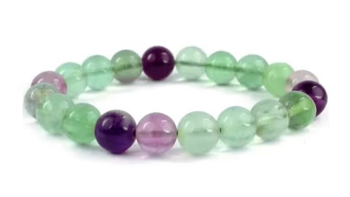 Stone of Clarity- Multi Fluorite Bracelet