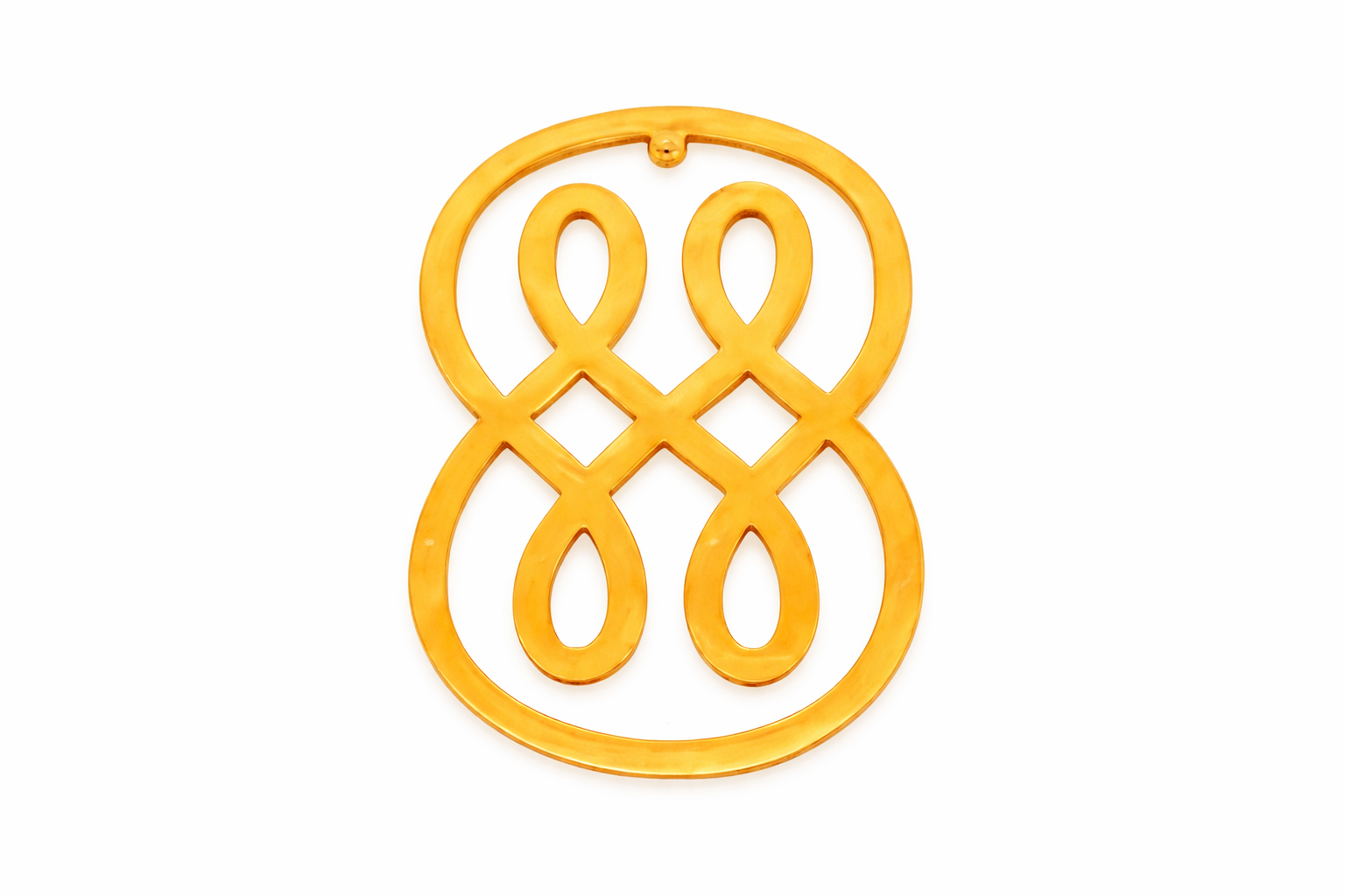 Brass Infinity Symbol