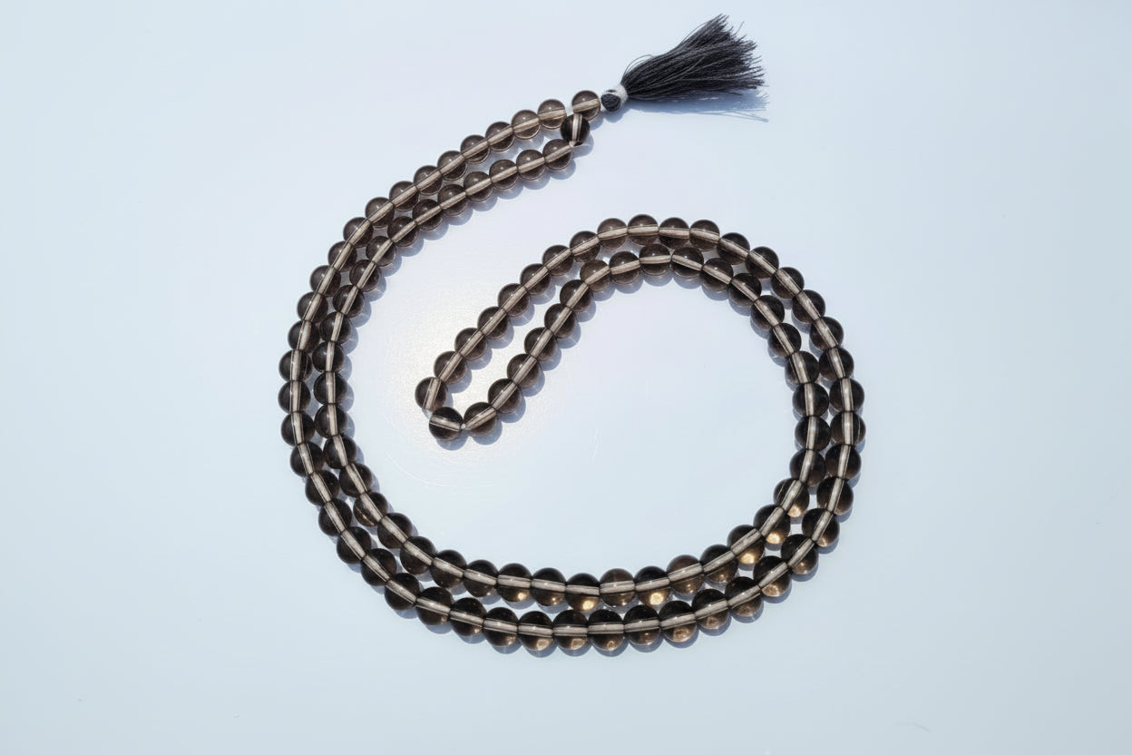 Smoky Quartz Mala